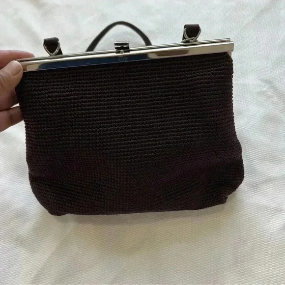 The Sak Crochet Brown Shoulder Bag - Picture 8 of 12